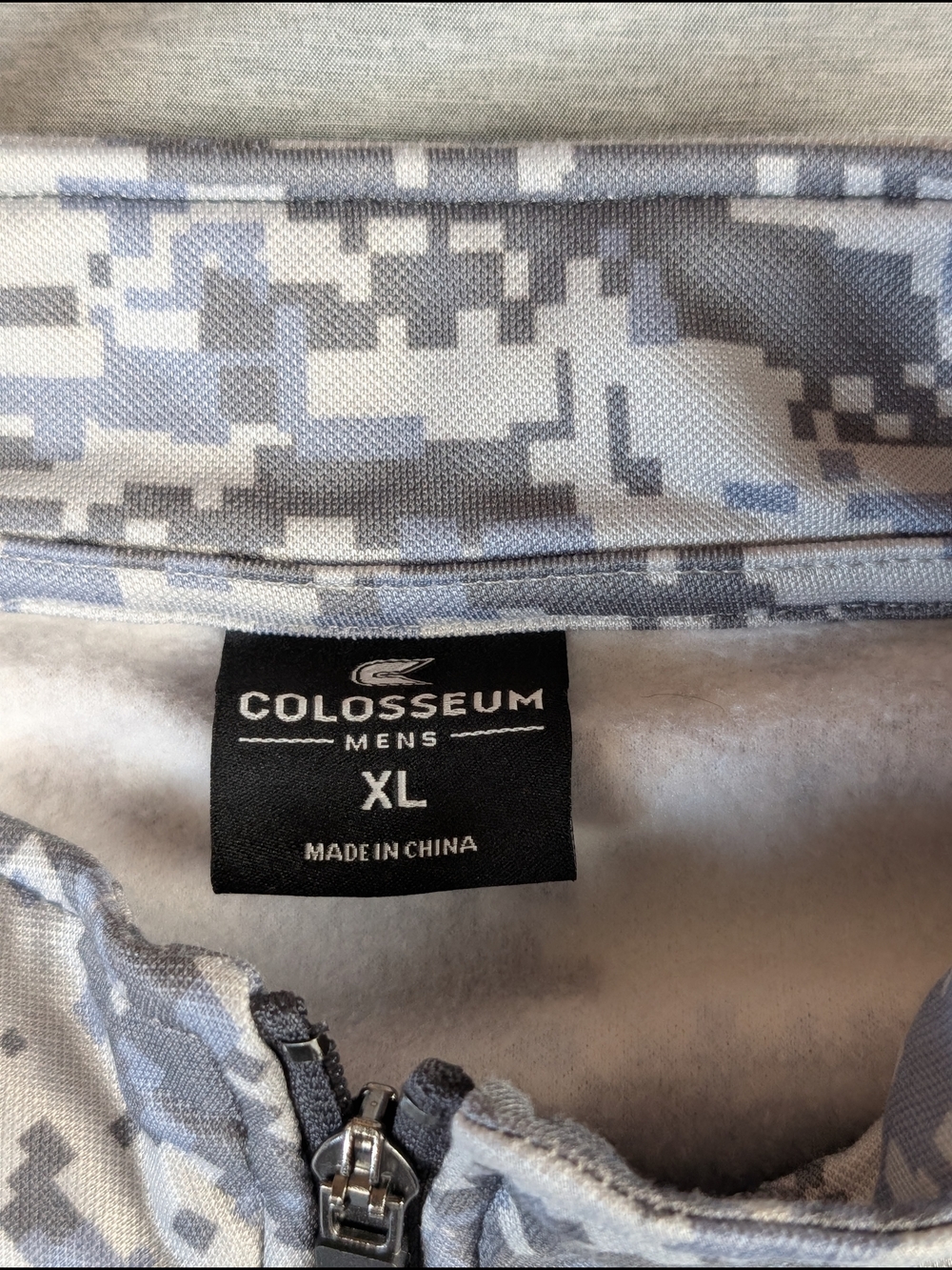 Colosseum Washington State Cougars OHT Jacket Men's XL Camo Grey Zipper Pockets - Picture 3 of 7